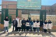 بازدید معاون و کارشناس مسئول واحد گسترش و بیماری های واگیر مرکز بهداشت جنوب تهران از مراکز فعال در 13 فروردین 1405
